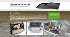 Desktop Screenshot of bootliners.co.uk